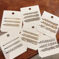 3pcs/set Crystal Hair Pins With Diamond Glinting Bobby Pin Made Of Alloy For Women For Girls New Stylish Unique Bling Bobby Pins