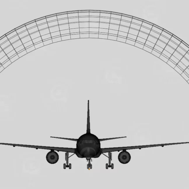 Chongqi Factory Make Largest Inflatable Hangar Aircraft Shelter Maintenance