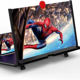 Pull-Out Design 12 Inch Foldable Portable High Definition Creative Mobile Phone Screen Amplifier 3d
