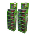 OEM 13 Years Portable and Foldable Cardboard Advertising Display Stands for Energy Drink Stores and Supermarkets