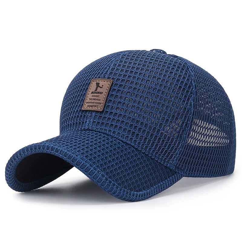 Men's & Women's Sports Baseball Cap 100% Polyester Breathable Skeleton Design Embroidered Pattern Casual Golf Headwear
