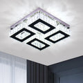 Modern Creative LED Ceiling Light for Living Room Simple Square Design with 3000K-6000K CCT AC Power Source for Room Decorating