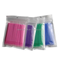 Damman Micro-applicator Brush 100pcs/bag Cleaning Eyelash Brush Mascara Comb for Eyelash Extensions