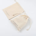Super Soft Cotton Fabric Shoe Dust Packaging Pouch Drawstring Dust Clothing Cotton Packing Bag