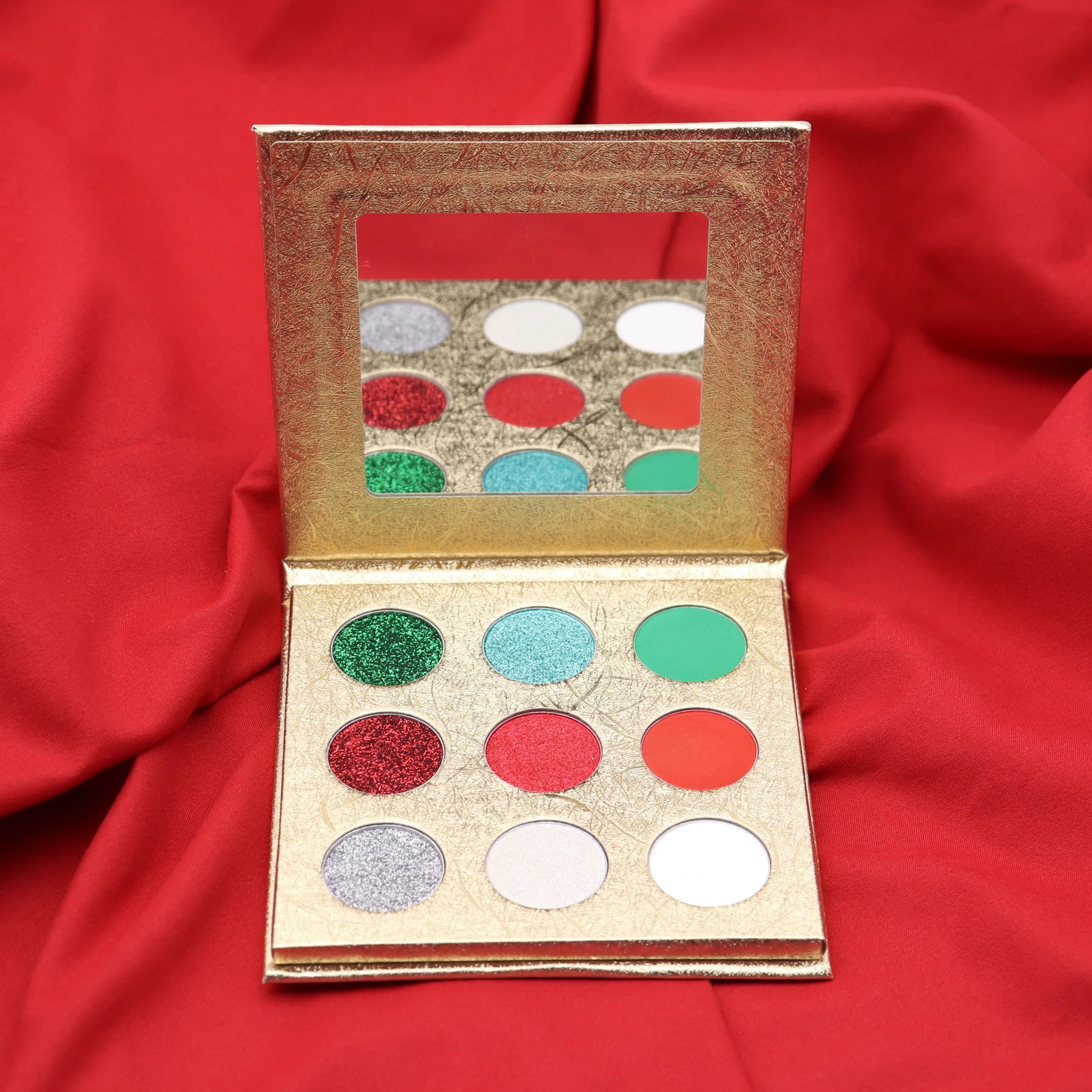 Private Label High Pigment No Logo Organic Eye Makeup Long Lasting Shimmer Matte Diy Eyeshadow Palette