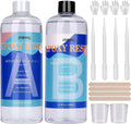 Epoxy Resin Kits Suitable for DIY Crafts Include AB Glue Eyedroppers  Measuring Cups and Sticks