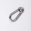 Polished Metal Quick Link Connector - Heavy Duty Wire Gate Snap Buckle for Outdoor Survival Tools & Hammock Hanging