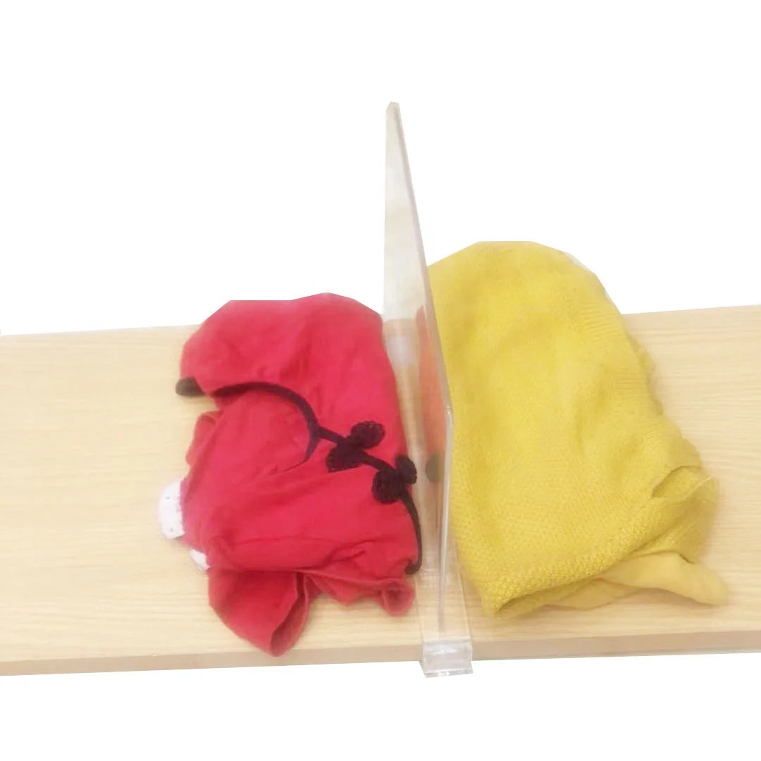 Library Shelf Divider Acrylic Shelf Dividers for Closets Closet Shelf Divider