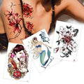 Water Transfer Body Tattoo Non-Toxic Temporary Waterproof Arm Tattoo Sleeves Non-Permanent Tattoo Stickers