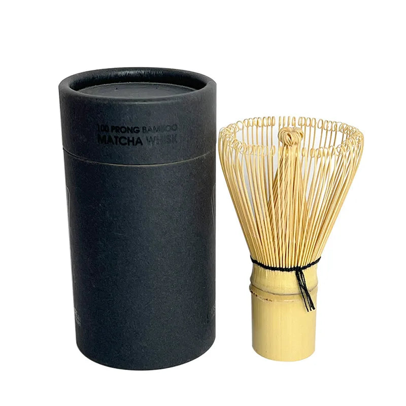 Wholesale OEM Japan Matcha Bamboo Whisk Handmade 80/90/100/120 Prongs Matcha Whisk Bamboo