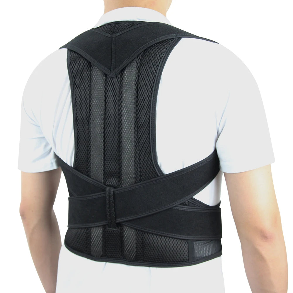 Neoprene Correcteur De Posture Corrector De Postura Clavicle Neck Belt Pain Shoulder Support Back Brace Correction Strap Belt MegaBDM