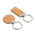 Laser Sublimation Blanks Wooden Keychain for Engraving Keyring Custom Logo Blank Wooden Keychain Accessories