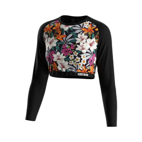 Y2K Training T-Shirt Women Crop Top Quick Dry Sweat-Wicking Long Sleeve for Gym Training and Everyday Wear