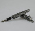 Jinhao Luxury Metal Antique Finish Ballpoint Pen New Design with Cool Leopard Pattern High Quality Heavy Gold Body Gifts for Men