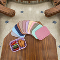 2025 Cute Kids Lunch Box Bento Silicone Food Storage Container with Convenient Silicone Lid for Take Away