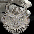 Factory Outlet 925 Silver VVS Moissanite Diamond Hip Hop Initial Pendant Custom 3D Letter Pendant Character Font DIY
