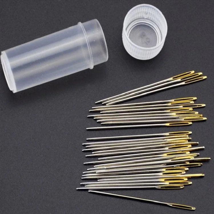 Factory Sale 30PCS Golden Eye Needlework Hand Sewing Needle Embroidery Needles Cross Stitch Needles