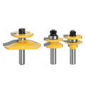 LAVIE 12mm 1/2' Shank Ogee Rail & Stile Panel Raiser Router Bits  MC03083