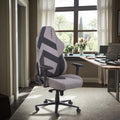 Customized Logo Gamer Office Chair with Soft Weave Fabric and Comfortable Armrests