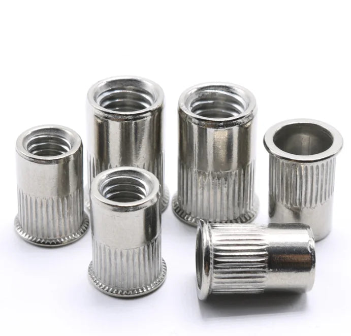 M5 M6 M3 Low Profile Reduced Head Rivet Inserts Nuts