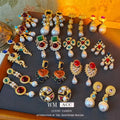 100 Styles Elegant Vintage Wedding Indian Earring Clip Jewelry Mix Designs Wholesaler Price