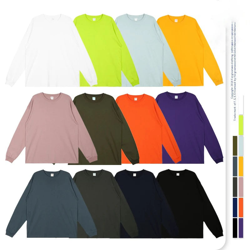 Heat Press Printing Long Sleeve Pullover Spring&Autumn Top Harajuku Style 100% Cotton Sweatshirt Pakistan