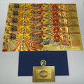 Free Shipping Japan Money Card Lucky Pet 24k Gold Foil Plated Banknote