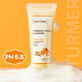 Skin Care Turmeric Face Wash Foam Lightens Dark Spots and Wrinkle Face Cleansing Turmeric Facial Cleanser