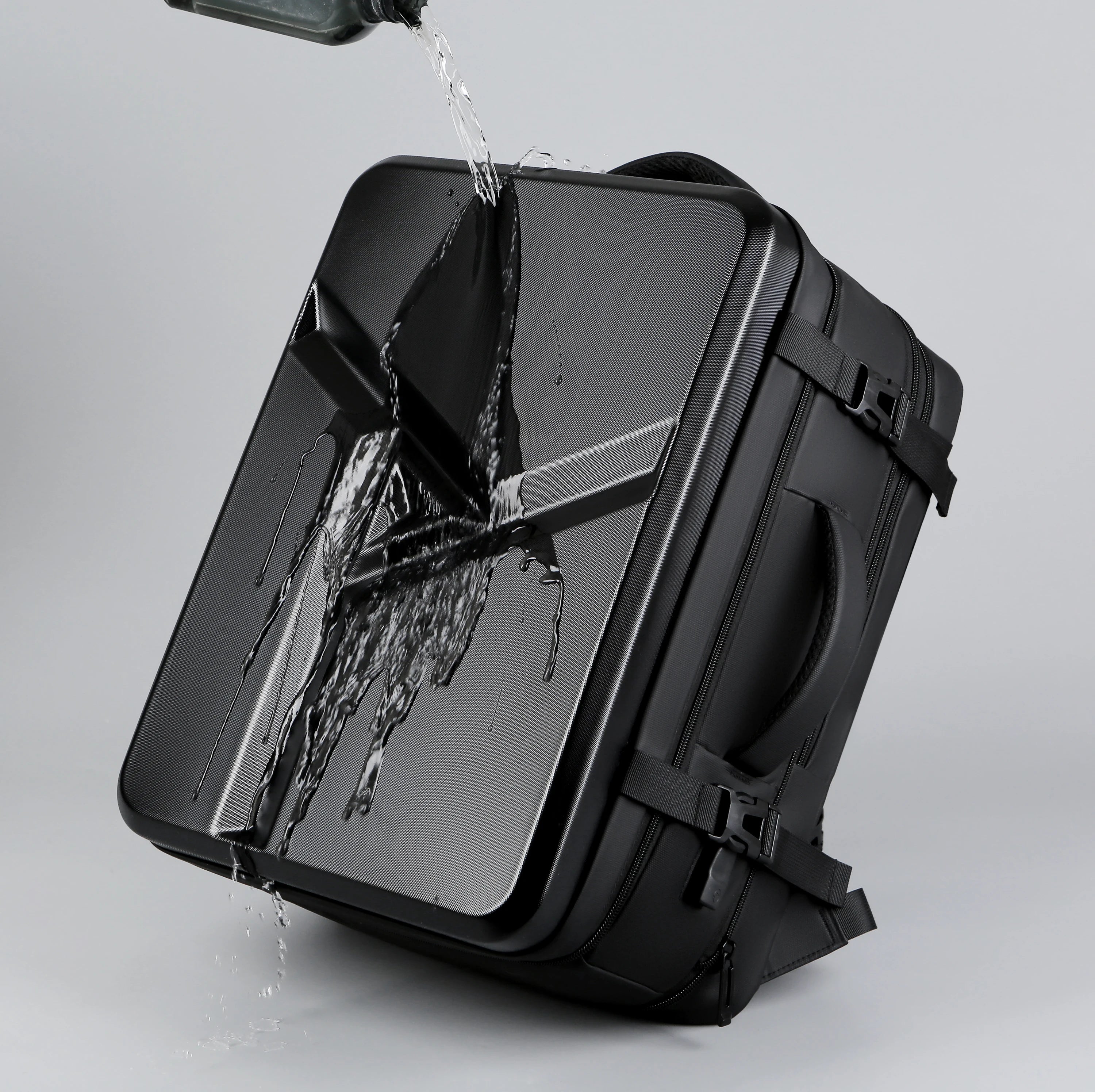 2024 New Business Anti-theft Men Backpack Usb Charging Waterproof 17.3 Inch Eva Laptop Bag Men Travel Backpack