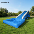 Custom Commercial Large Adult Water Slide Outdoor Playground Slide Kids Inflatable Slide With Pool