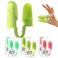 Factory Wholesale Hot Model Pet Two-finger Toothbrush Dental Care Cats Dogs Animals Tooth Cleaning Toothbrush