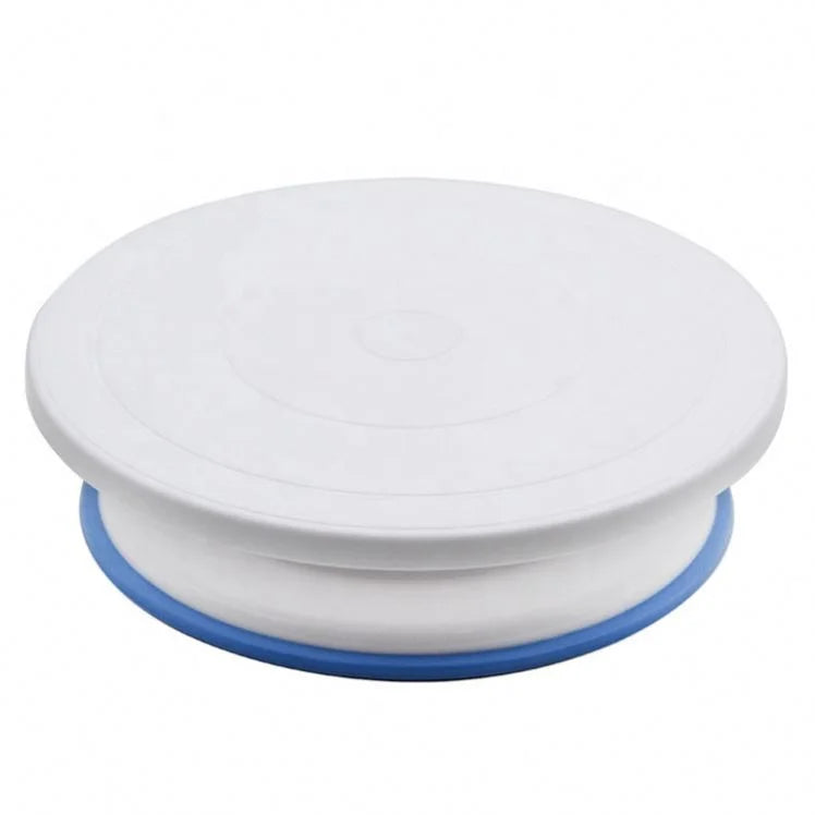 Food Grade Plastic Rotating Cake Decorating Turntable