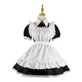 Maid Dress Cosplay Restaurant Cafe Work Black White Maid Party Skirt