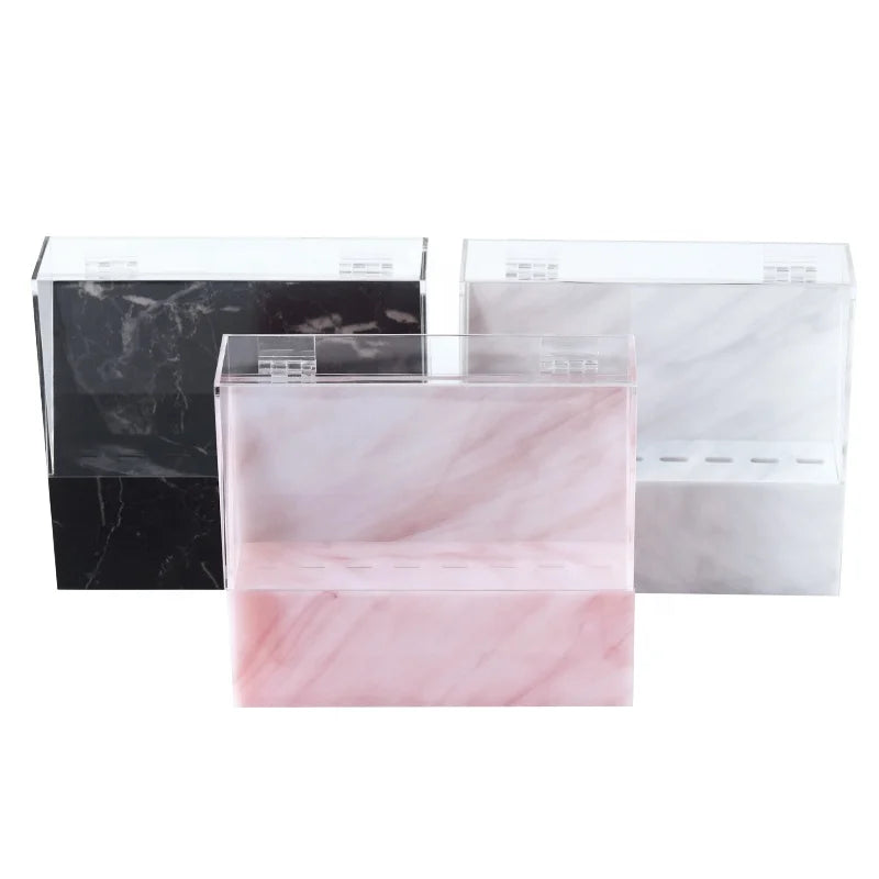 Large Clear Capacity Volume Lashes Tweezers Storage Boxes for Eyelashes Extensions