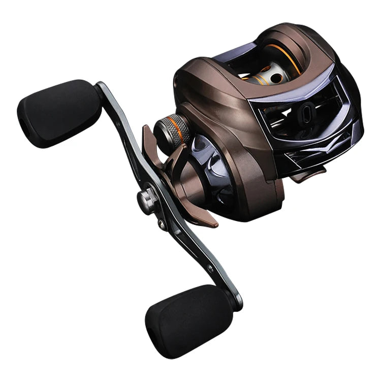Newbility 6.3:1 Interchangeable Handle Reel Fishing Gear Bait Casting Magnetic Brake
