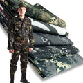 Olive Green Camouflage Twill Polyester Cotton Fabric OEKO-TEX Certified Boys Garment Professional Clothes Window Woven Skirts