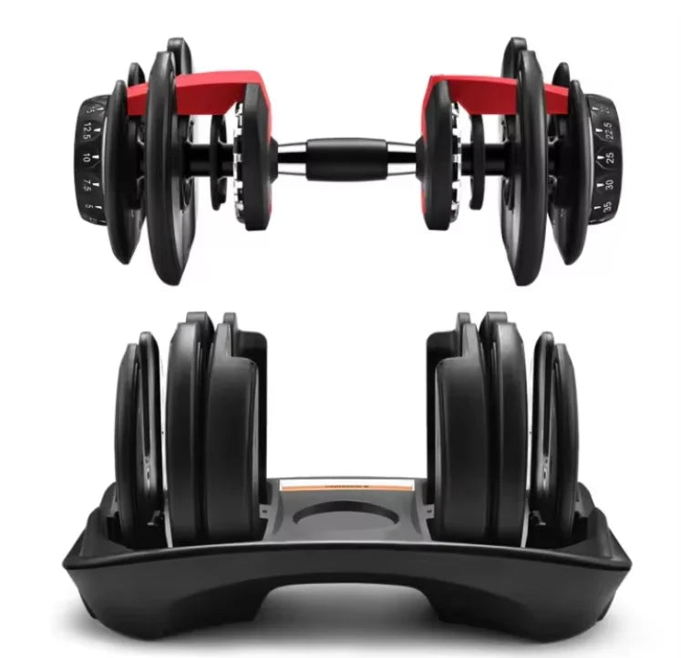 New Fast Shipping Wholesale Free Weight Round Workout 4kg Increments 20kg 32kg 40kg Weights Gym Adjustable Dumbbells Set