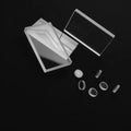 Wholesale Custom clear Tempered Glass  clear Quartz Glass