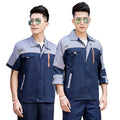 Custom Wholesale 100% Cotton Long Sleeve Construction Uniforms Breathable Reflective Strip Work Clothing Workshop Workwear