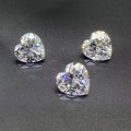 Heart Shape 3.0mm ~ 10.0mm Synthetic Gemstone D VVS Moissanite Diamond