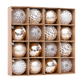 Retail Christmas Decorative Balls High Quality Premium Champagne Christmas Ornaments