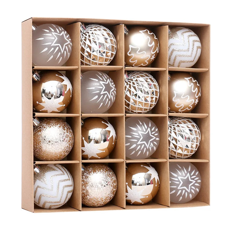 Retail Christmas Decorative Balls High Quality Premium Champagne Christmas Ornaments