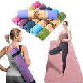 Double Layer LIFENG Brand Sport Yoga Mat Gym Exercise Equipment Private Label Fitness Pilates Non-Slip Eco Friendly TPE Yoga Mat