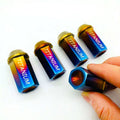 Burned Laser Marking Lug Nuts Titanium Wheel Factory Price