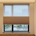100% Blackout Indoor PVC Smart Roller Blinds Day Night Honeycomb Cellular Shades Battery Operated French Windows System Plain