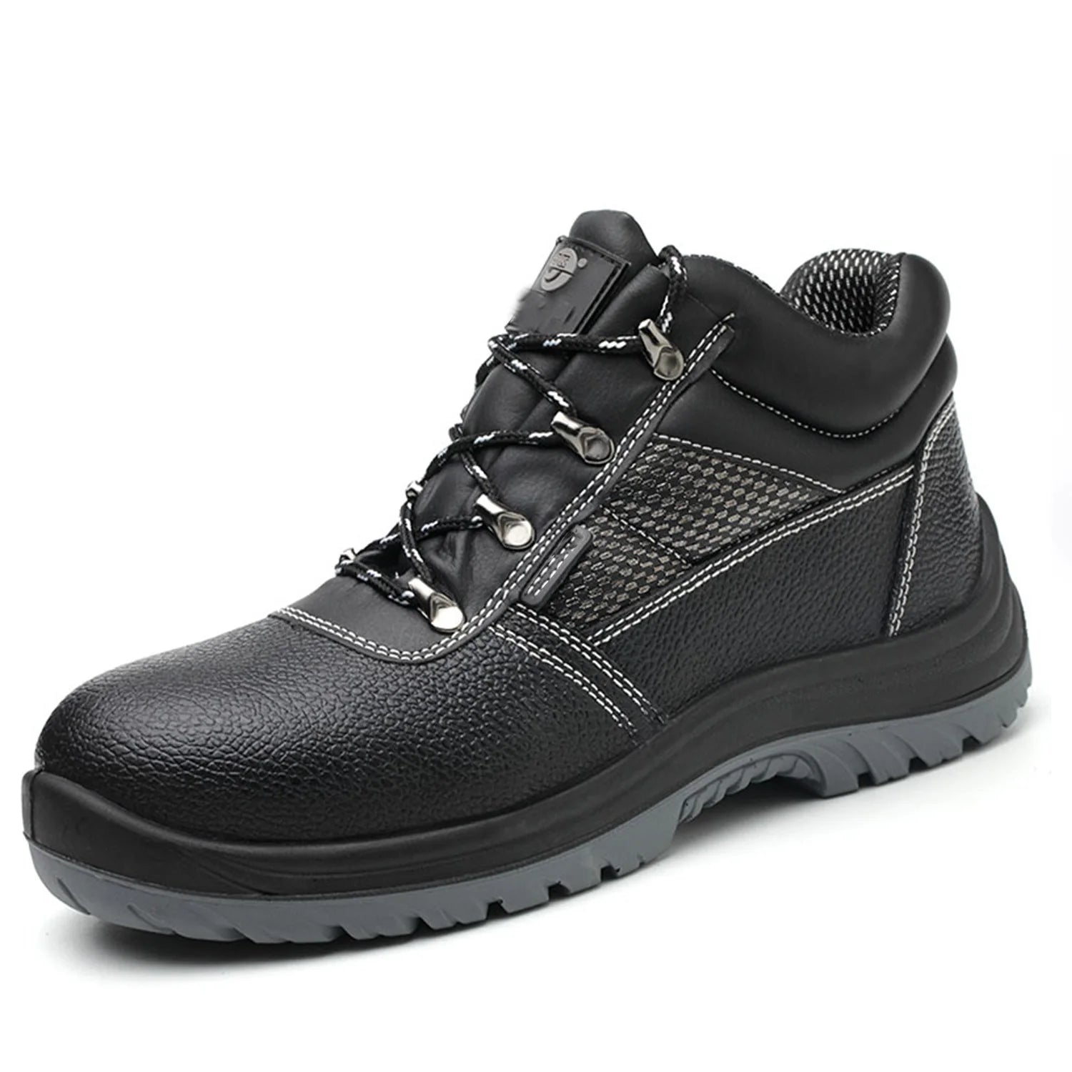 Custom Construction Men's Low Cut Work Boots Winter Waterproof Leather Overshoe Boot Size 40 Breathable with Steel Toe Wholesale