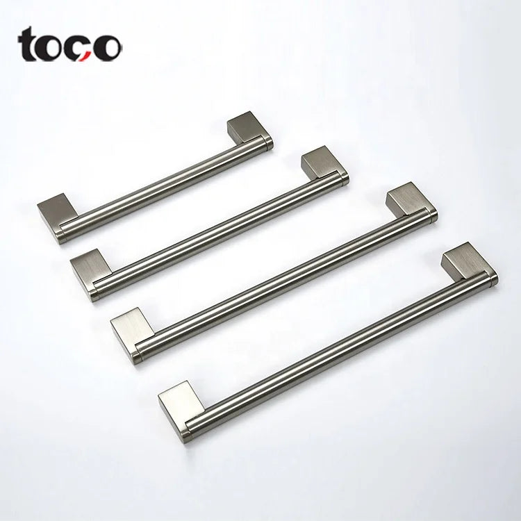TOCO Furniture Stainless Steel Drawer Pull Aluminum Kitchen Cabinet Knobs Professional Manufacturer's Fitting for Dresser Use