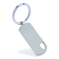 Hollow Out Heart Stainless Steel Keychain Key Tag Ring Wedding Party Favor Gifts Metal Key Holder Pendant Hollow Heart Keychain