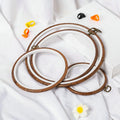 Hot Sale Wood Texture Embroidery Hoop Cross Stitch Frame