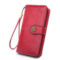 New Large Capacity Long Phone Wallets for Women Fashionable Card Holder Wallet Ladies Purse Multifunctional Leather Wallet Women